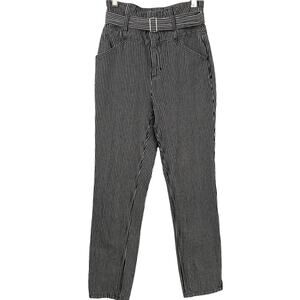 Rebecca Taylor Women High Rise Denim Jeans Black Preppy Coastal Waist Size 27"